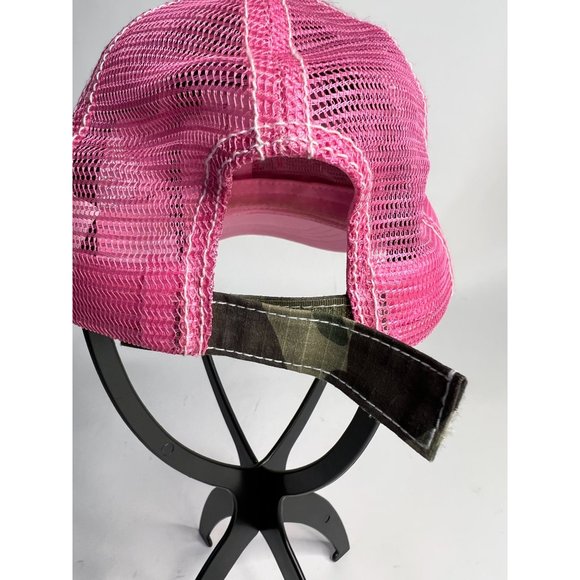 Tractor Supply Trucker Cap  OS Pink and Cammo  Camouflage 48% Cotton 52% Polyest - Picture 10 of 12